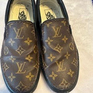 Upcycled Vans Louis Vuitton